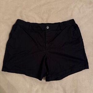 Women's High-Waisted Linen-Blend Pull-On Shorts -- Size XL